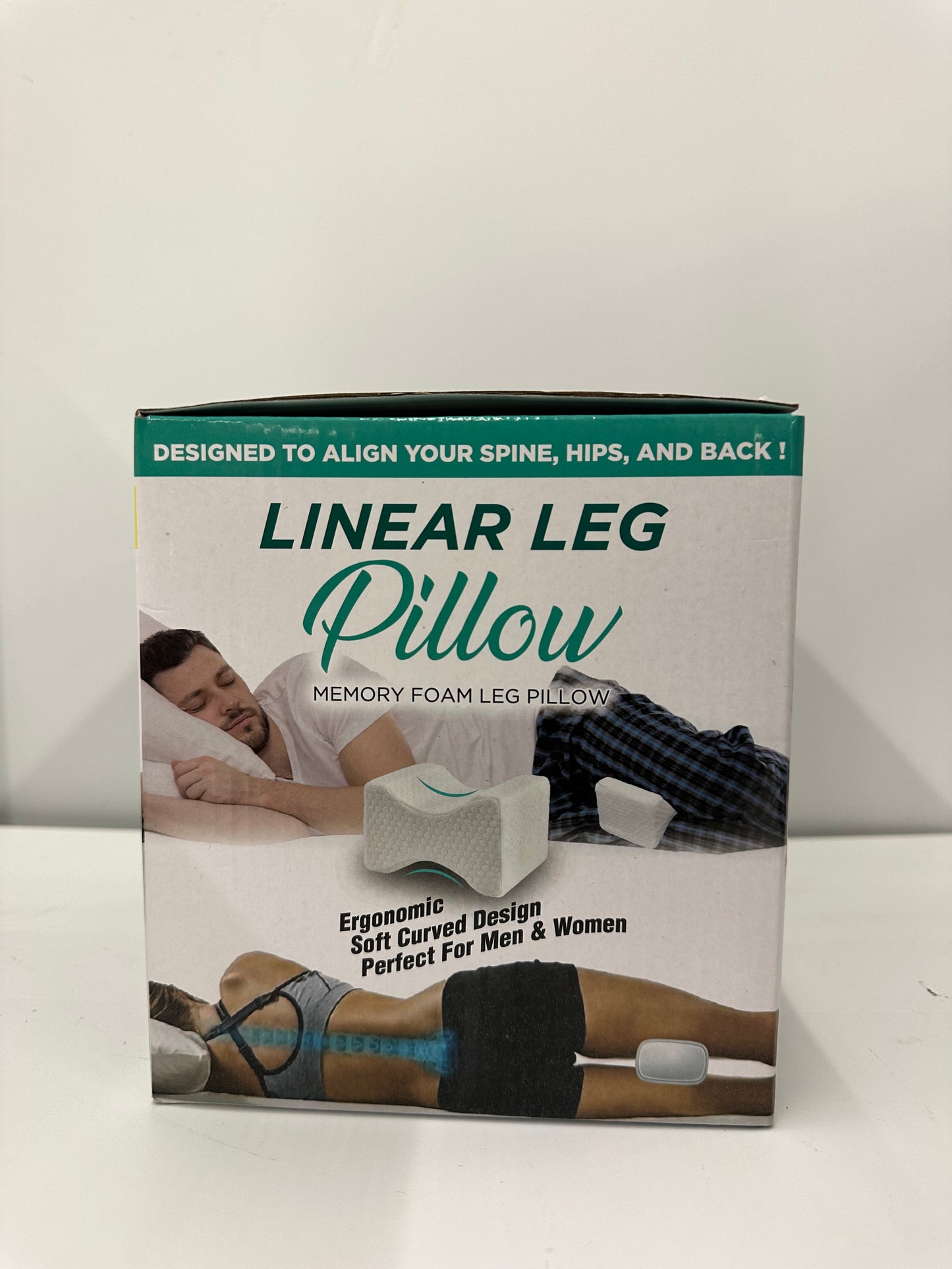 Linear Leg Pillow - Memory Foam