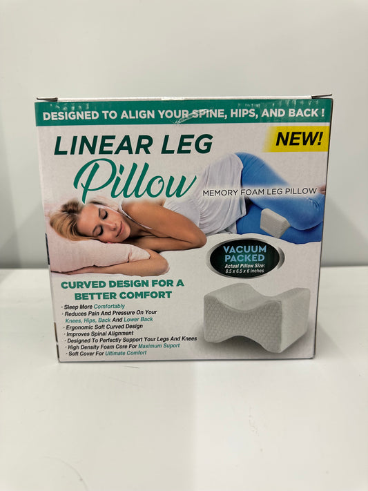 Linear Leg Pillow - Memory Foam