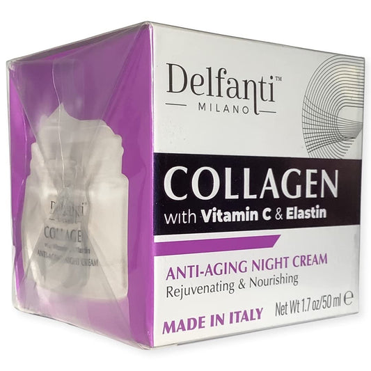 Collagen Anti Aging Night Cream, Vitamin C & Elastin