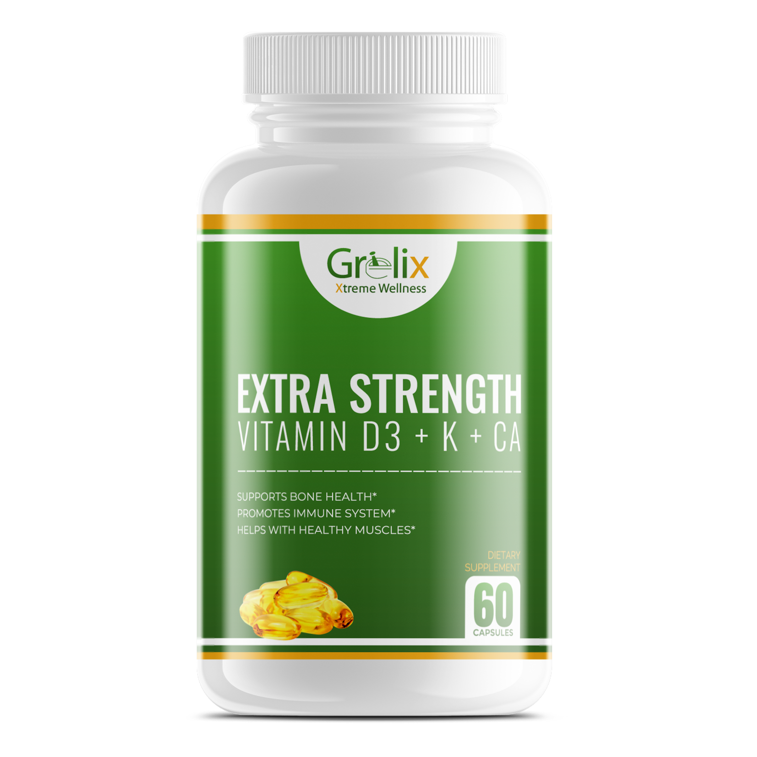 Extra Strength Vitamin D3 + K2 + CA