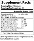 Probiotics 40 Billion CFU